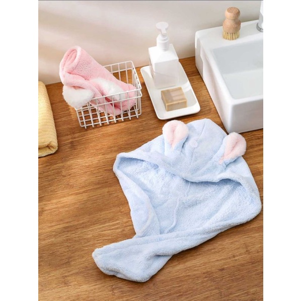 Jual MINISO x WE BARE BEARS Hair drying towel / handuk rambut Shopee