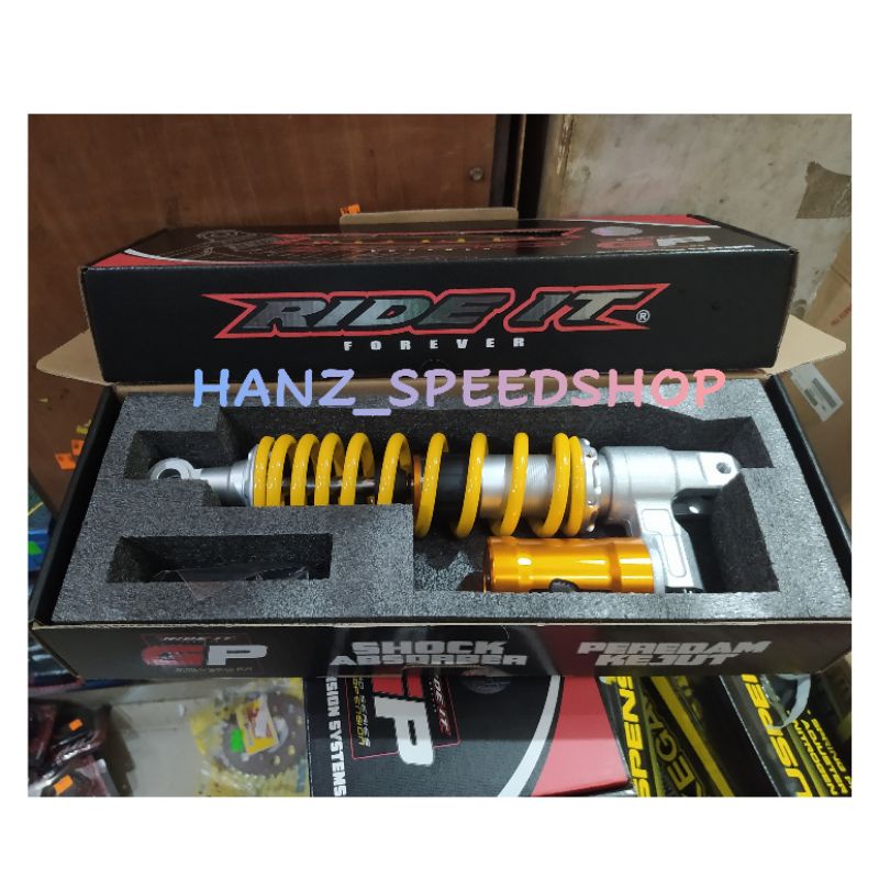 Jual Ride IT GP 999 Shockbreaker Matic 330mm Tabung Bawah Klik Shock ...