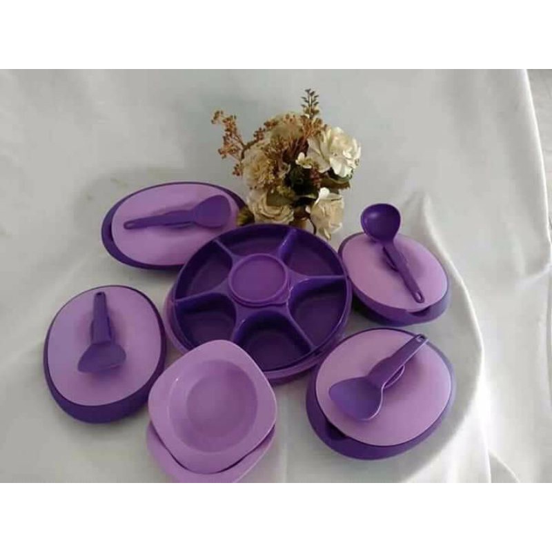 Jual tempat sayur / wadah sajian set premium tupperware | Shopee Indonesia