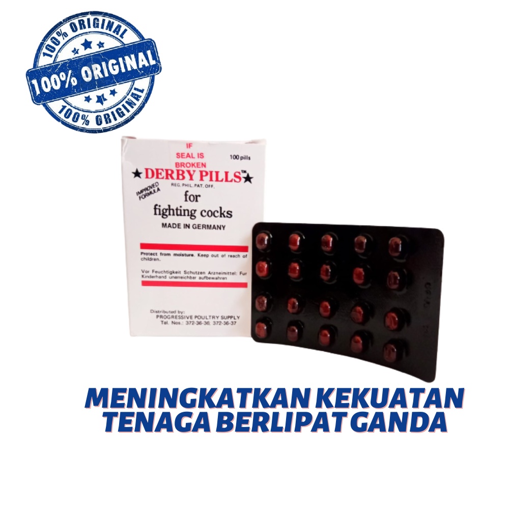 Jual Derby pills ( 1 strip = 20 pill ) import filipina suplemen ayam ...