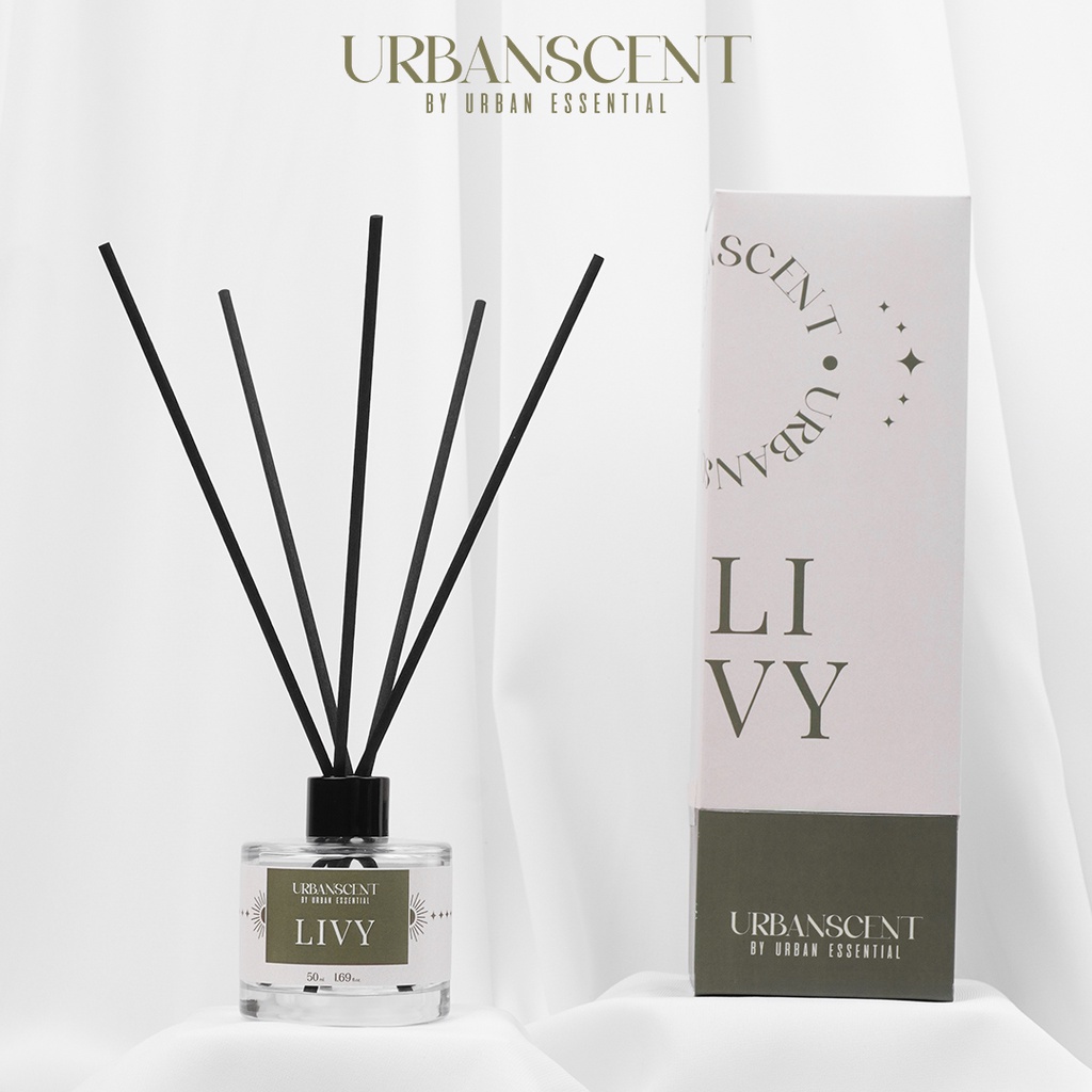 Jual Urban Essential Reed Diffuser Urban Scent LIVY 25ml, 50ml | Shopee ...