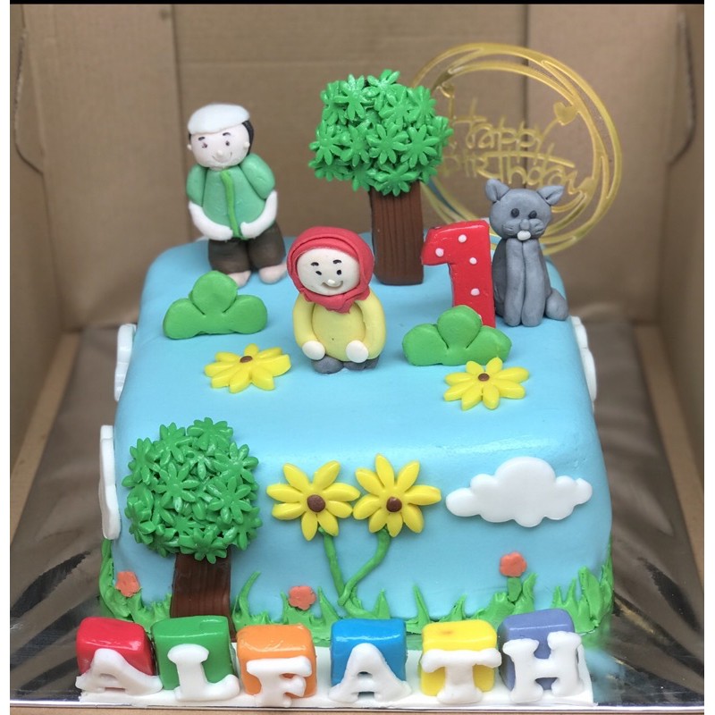 Jual Kue Ulang Tahun Nussa Rara / Cake Ultah Nussa Rara | Shopee Indonesia