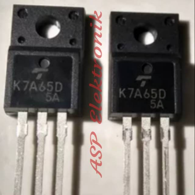 Jual K7A65D ORIGINAL FET K7A65 D TRANSISTOR K 7A65D TRANSITOR 7A65
