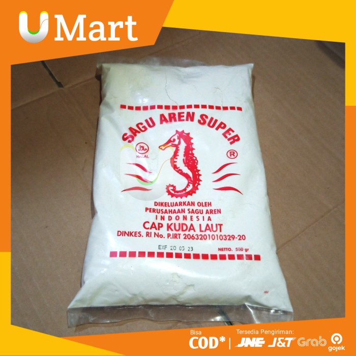 Jual U Mart - Tepung Sagu Aren Super Cap Kuda Laut 500gr | Shopee Indonesia