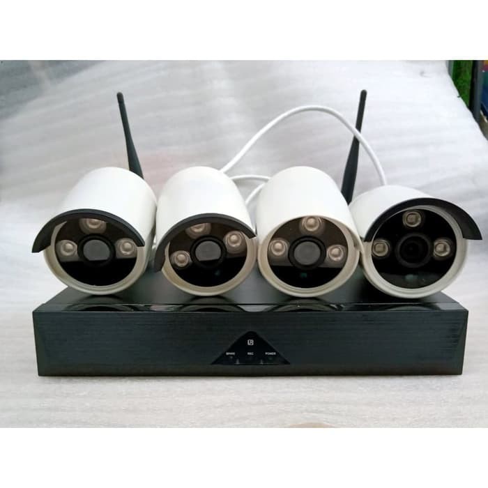 Jual Ip Camera Wireless kit 4 CH - CCtv wifi kit 5G | Shopee Indonesia