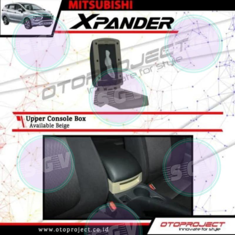 Jual Sgv Upper Consule Box Arm Rest Kulit Mitsubishi Xpander Shopee Indonesia