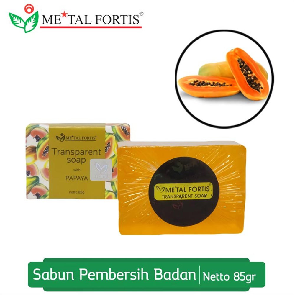 SABUN METAL FORTIS PEPAYA ORIGINAL BPOM - SABUN FORTIS PEPAYA
