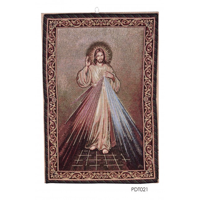 Jual Hiasan Dinding Tapestry Jesus Kerahiman Ilahi Doa Katolik | Shopee ...
