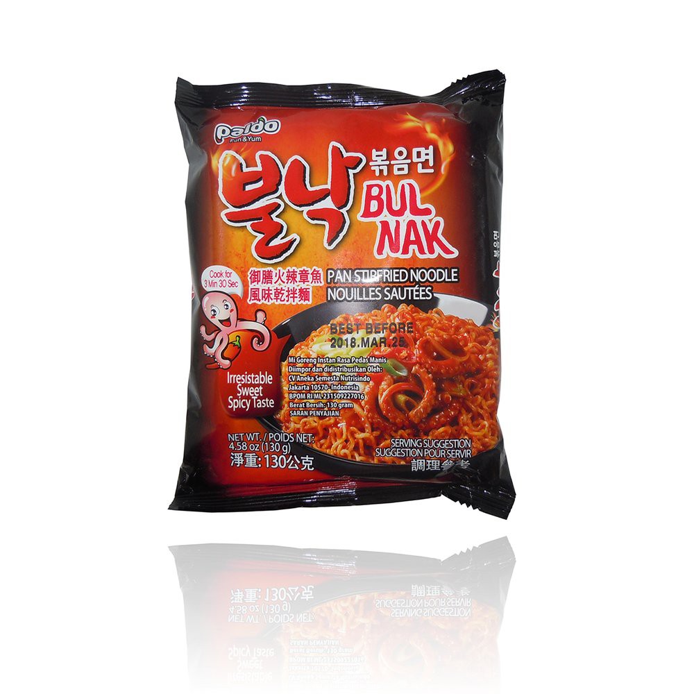 Jual Paldo Bulnak Bokumyun / Bokkummyun / Spicy Fried Octopus Ramyun ...