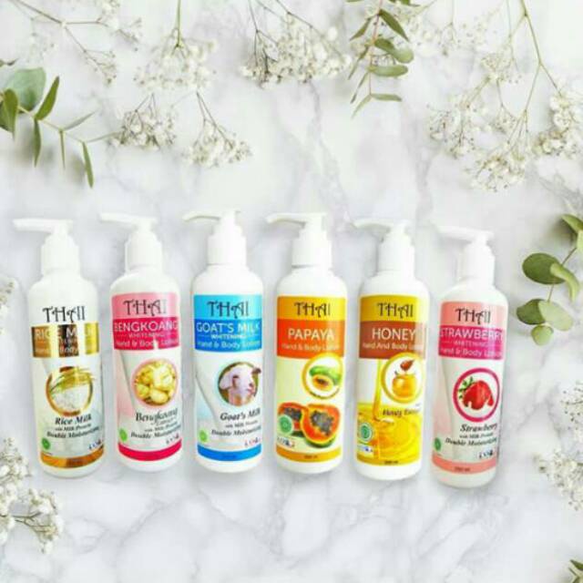 Jual THAI Goats Milk Body Wash THAI Goats Milk Hand Body Lotion