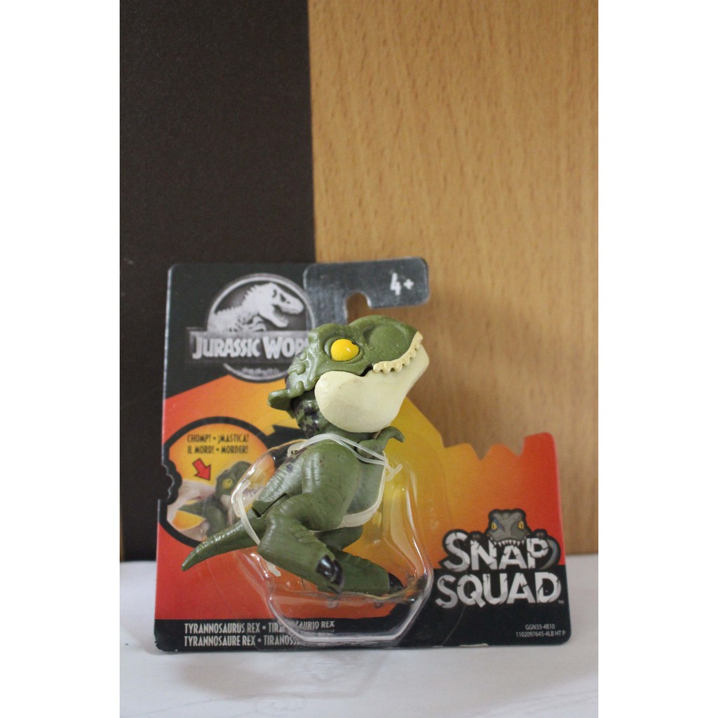 Jual Jual Snap Squad Jurassic World T Rex Wave 2 Hijau Shopee Indonesia 3481