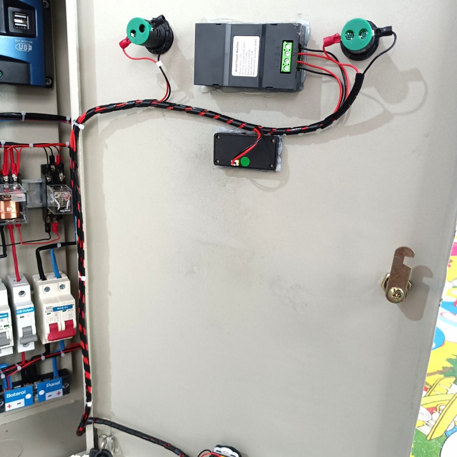 Jual box panel plts 2000w kenika inverter PSW ATS SCC 100A lengkap ...