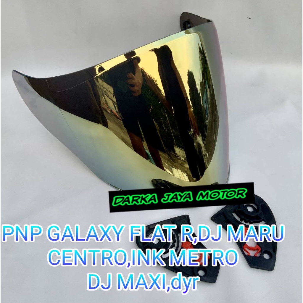 Jual Kaca Visor Venom Iridium Dj Maru Dj Maxi Galaxy Flat R Dyr Kyot