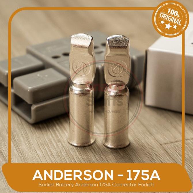 Jual Socket Battery Anderson SB175A Grey Forklift SB175 Connector 175A ...