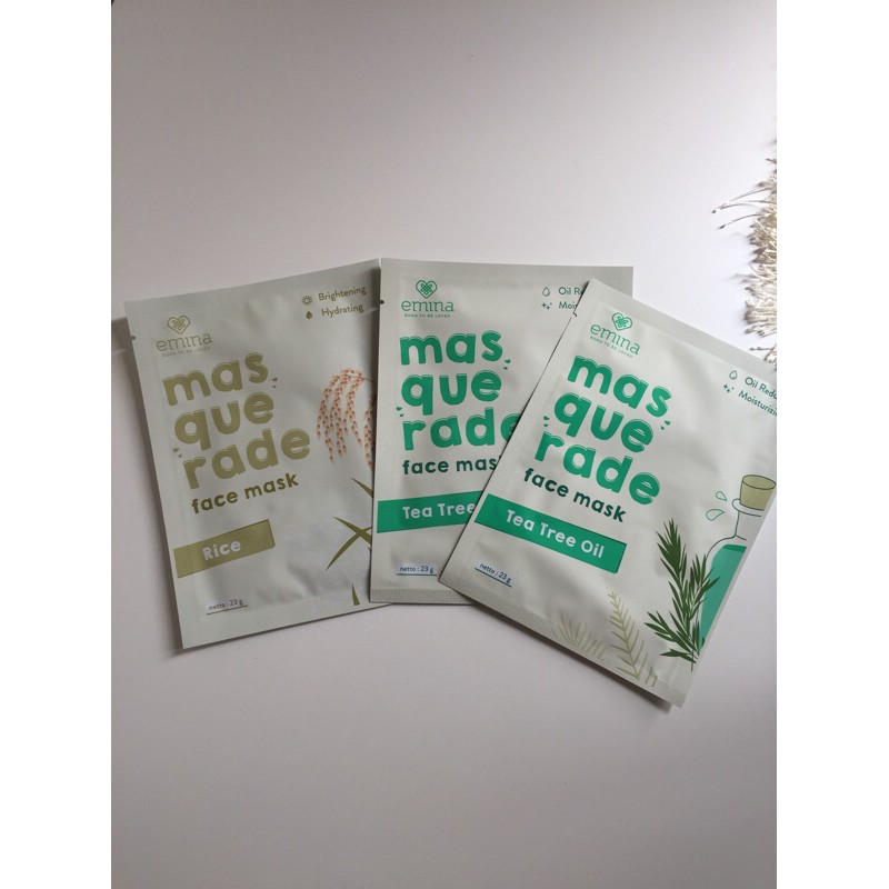 Jual emina masquerade face mask tea tree Harga Terbaik & Termurah Juni ...