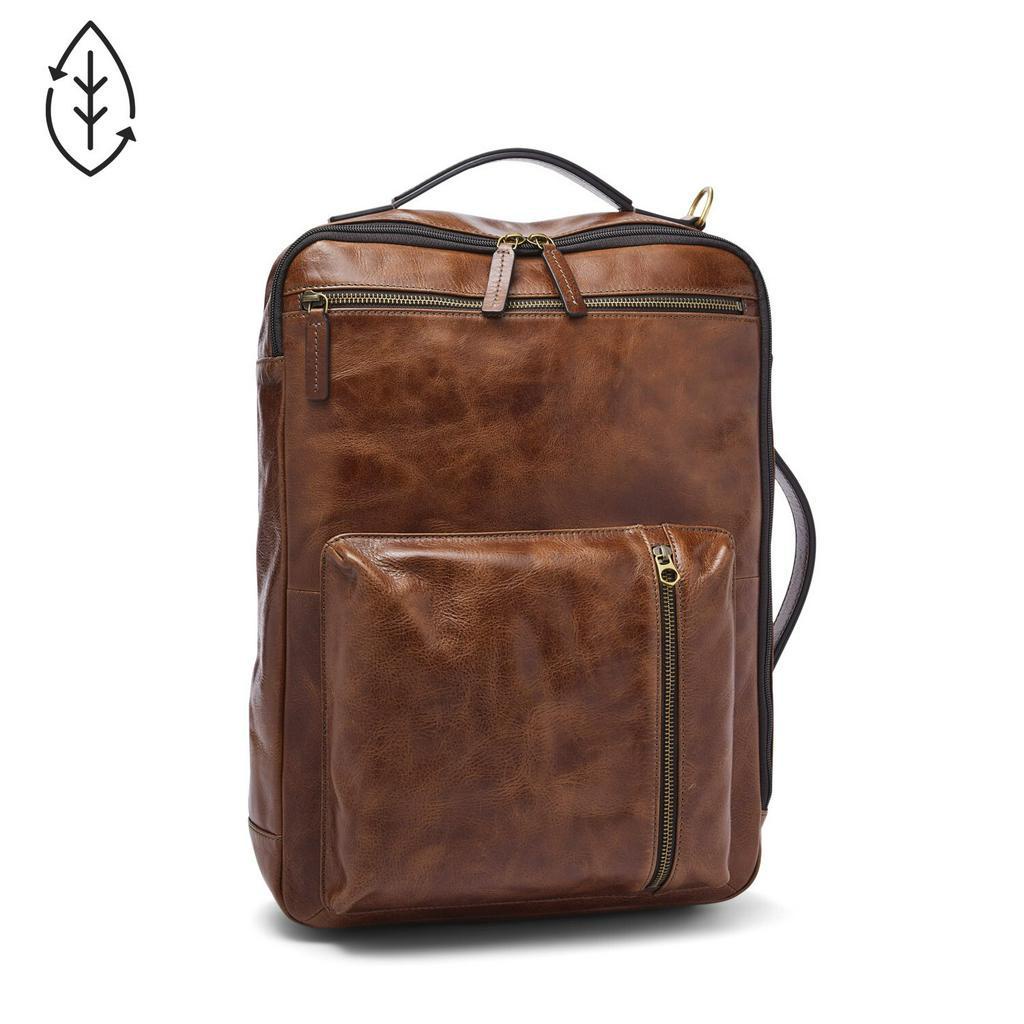 Jual FOSSIL Buckner Convertible Backpack Black CognacMBG9520222