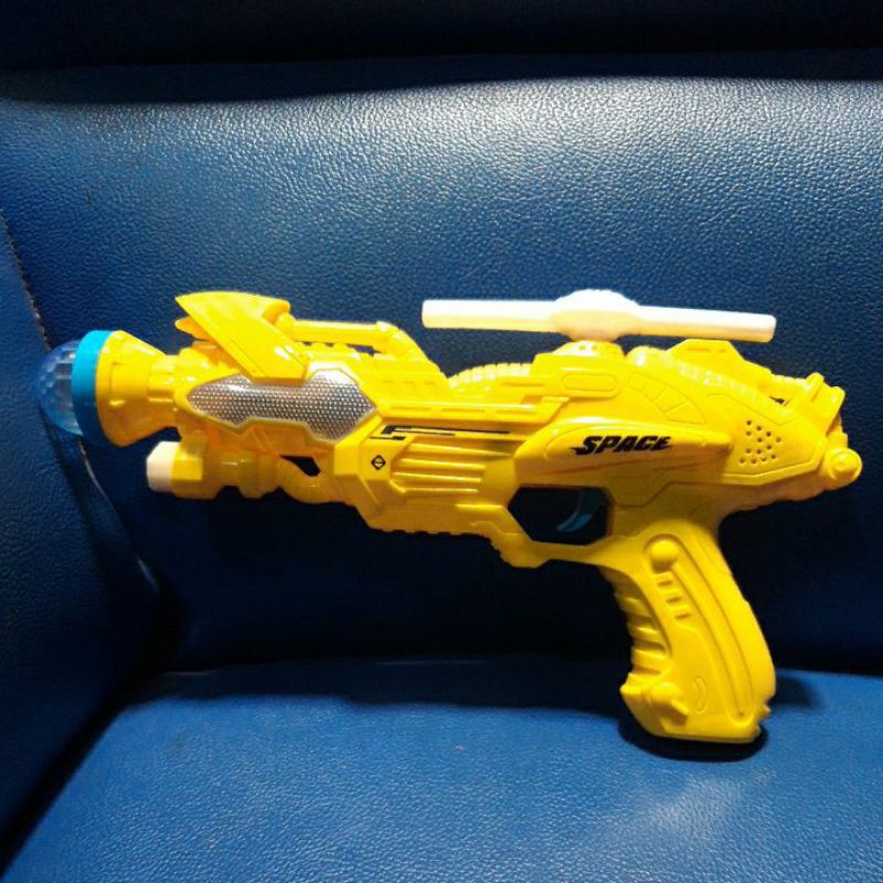 Jual Pistol Mainan Ada Musik Dan Lampu Pistol Space Pistol Mainan