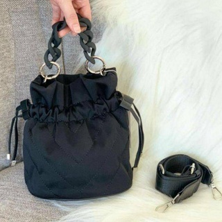 Zara bucket bag online with gathering