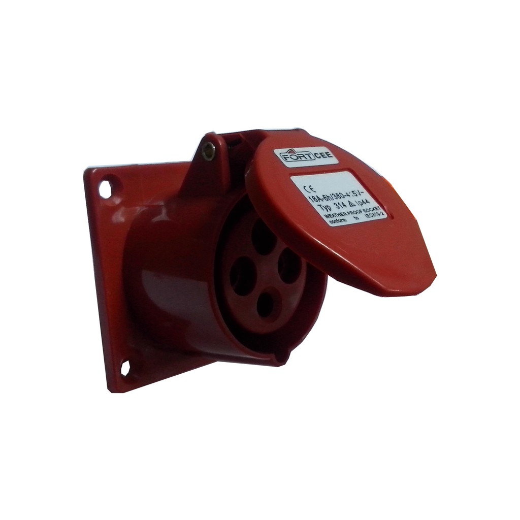 Jual Panel Socket 325 / 5P / 32A Industrial Plugs & Socket ( CEE ...