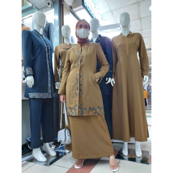 Jual SERAGAM PEMDA PRINCESSFA/PEMDA TUA BATIK/SERAGAM PNS | Shopee ...