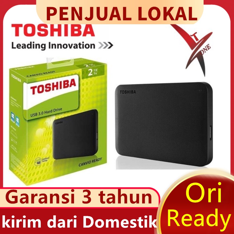 Jual Toshiba Canvio Basic 1TB/2TB HD Hardisk Eksternal / HDD External USB 3.0 Portable Hardisk