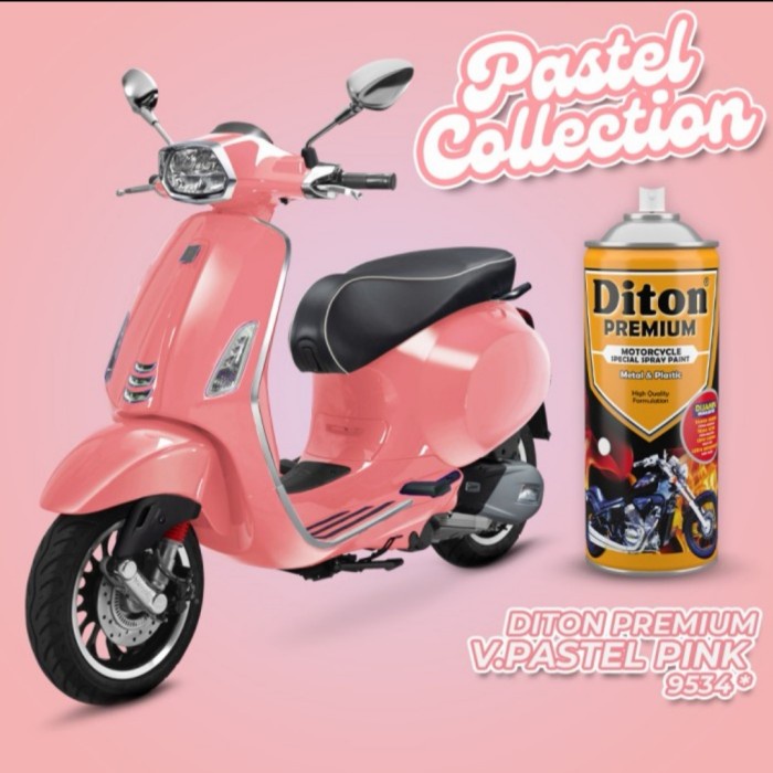 Jual Diton Premium Pastel Collection Pilok Pilox Cat Semprot Warna Pastel Warna Vespa Purple 4106