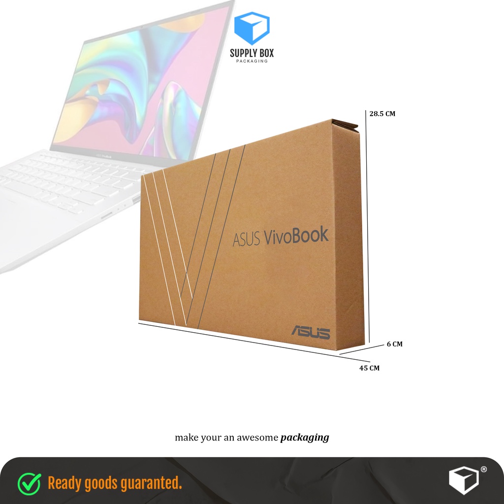 Jual BOX LAPTOP ASUS VIVOBOOK 1 SET | 45x6x28.5 cm | Cardboard | Shopee ...