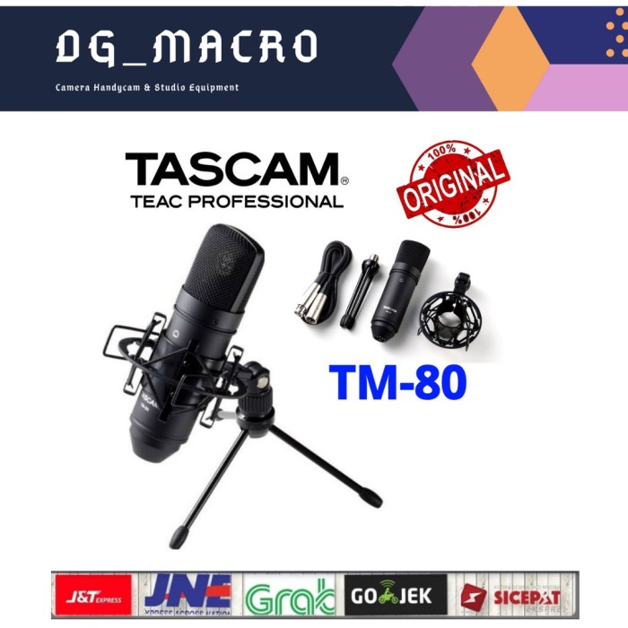 Jual Tascam TM-80 - TM80 - TM 80 Microphone Condenser Recording ...