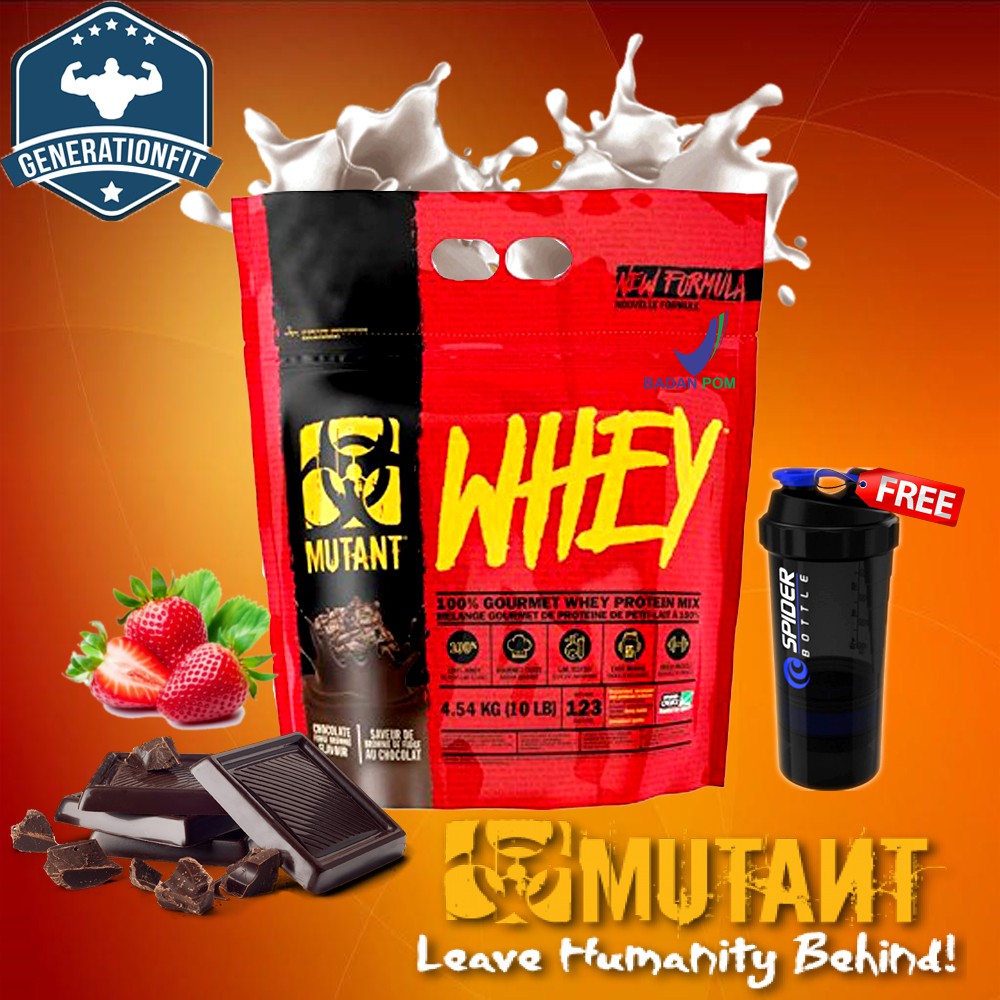 Jual Mutant Whey 10 lbs ( Whey Protein 10lbs ) | Shopee Indonesia