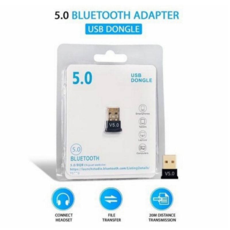 Jual bluetooth usb dongle 5 0 usb bluetooth dongle 5 0 shopee indonesia