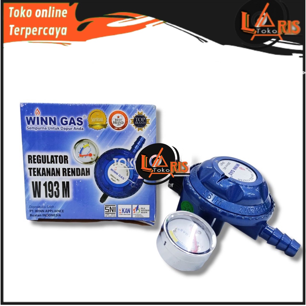 Jual Regulator WINN GAS W 298 M Regulator Kompor Gas Meteran SNI kompor