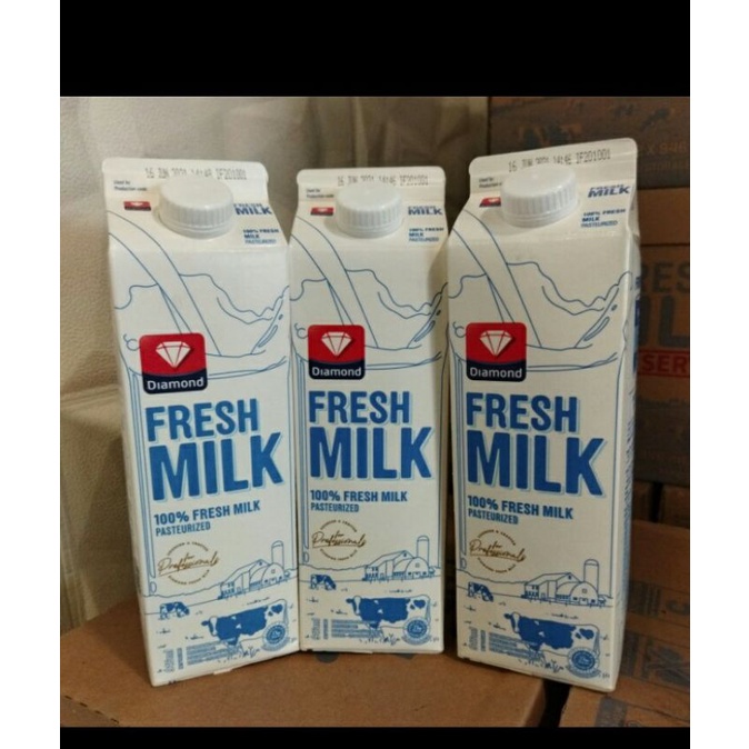 Jual Diamond Fresh Milk Plain 946ml Shopee Indonesia 6599