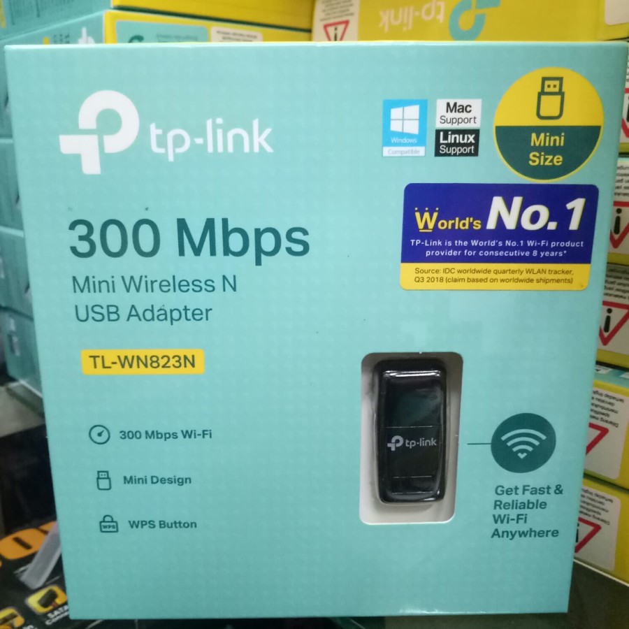Jual Usb Wifi Dongle TpLink Wn823n Adapter Mini 300Mbps Tp Link 823n ...