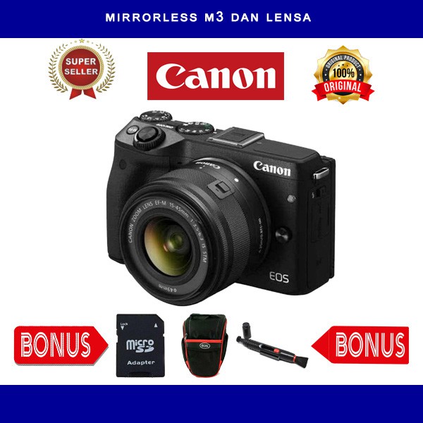 harga kamera canon m3 baru