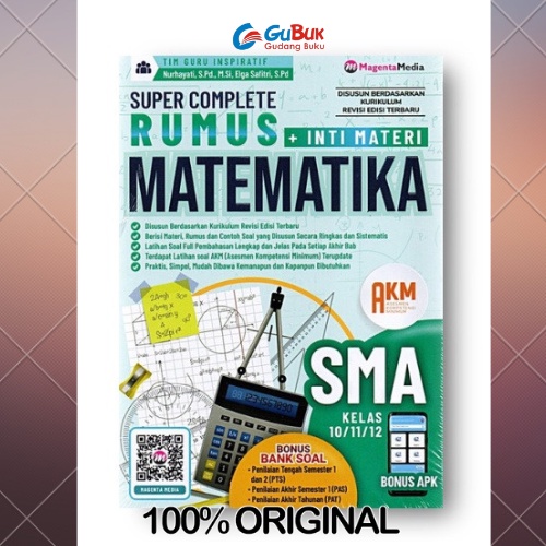 Jual Buku SUPER COMPLETE RUMUS MATEMATIKA SMA KELAS 10,11,12 | Shopee ...