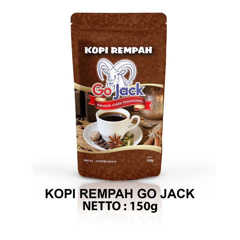 Jual Kopi Rempah Bubuk Go Jack [150g] Shopee Indonesia