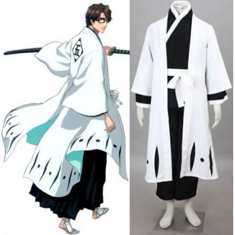 Jual COSTUME - AIZEN SOUSUKE/ KOSTUM COSPLAY AIZEN | Shopee Indonesia