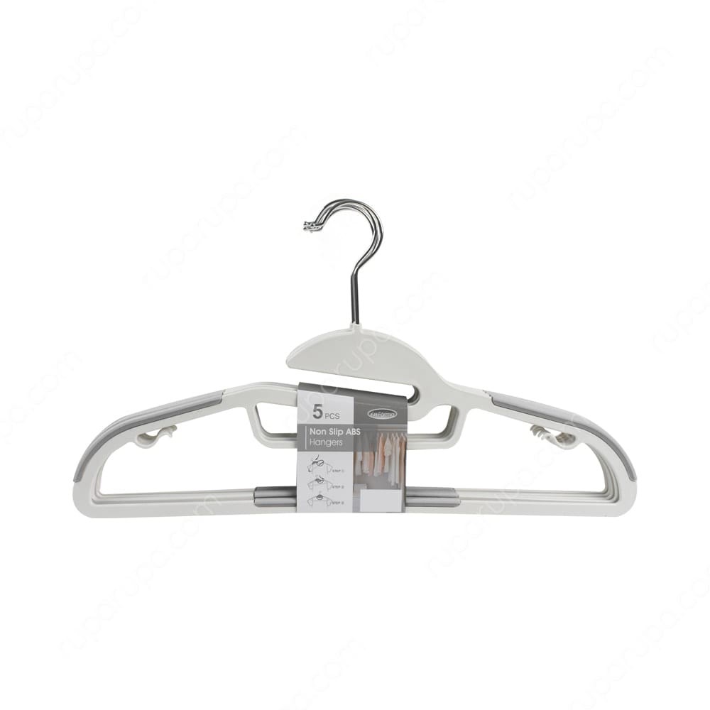 Jual INFORMA Set Smart Hanger Plastik/Hanger Baju/Kapstok Baju 5 Pcs ...