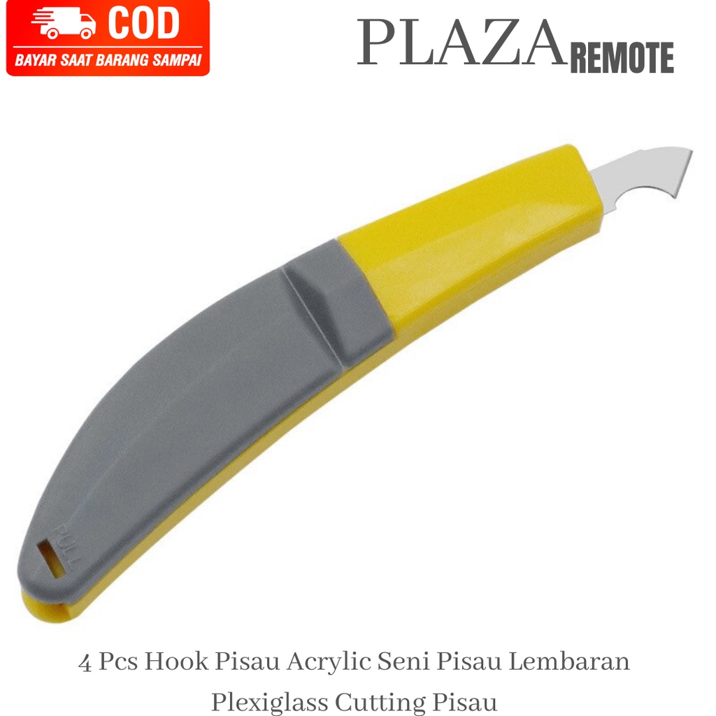 Jual Pisau Cutter AKRILIK Acrylic K-701 + 3 MATA PISAU PVC KERTAS ...