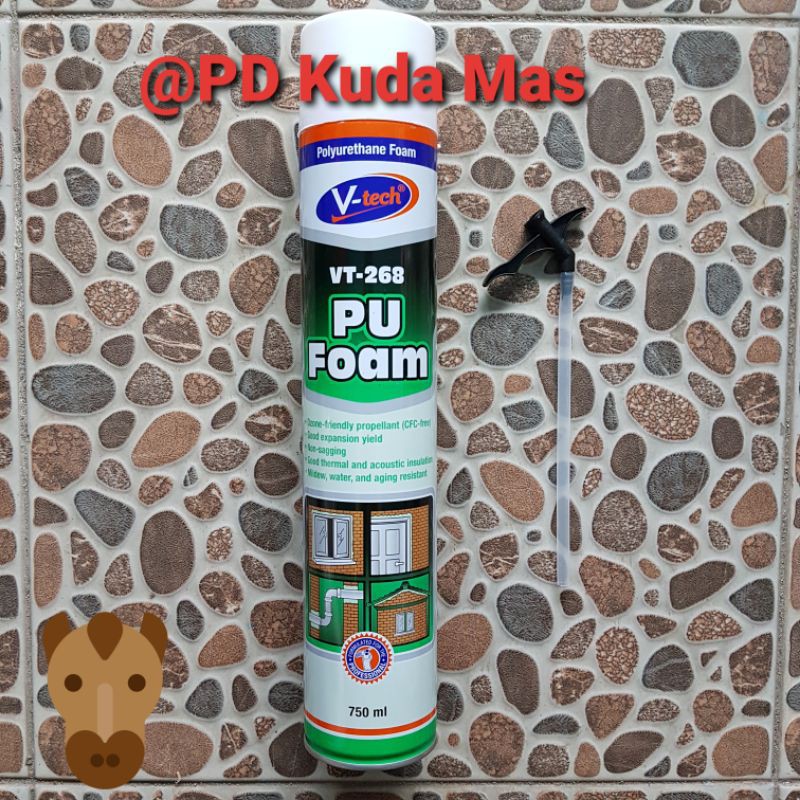 Jual Polyurethane (PU) Sealant Foam V-Tech 750 Ml | Shopee Indonesia