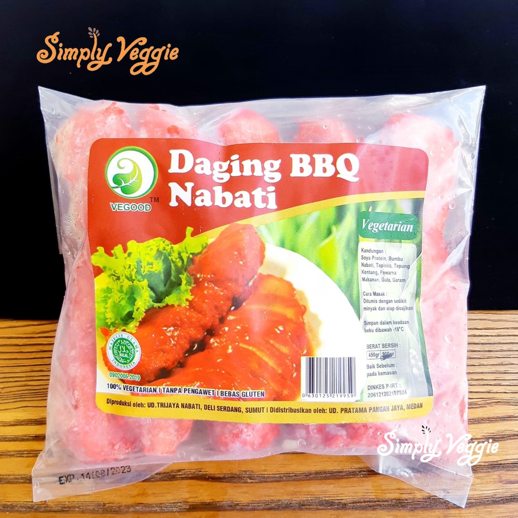 Jual Vegood Daging Bbq Nabati Cha Sio Vegetarian Char Sao Halal