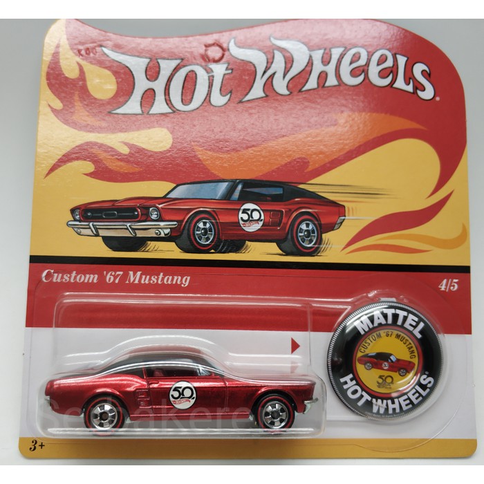 Hot wheels 50th anniversary custom best sale 67 mustang