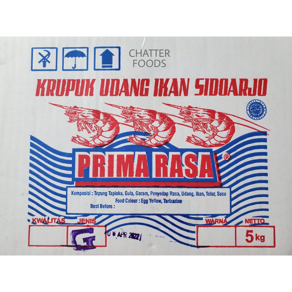 Jual Krupuk Udang Jumbo Sidoarjo / Kerupuk Udang Primarasa Jenis G 1 ...