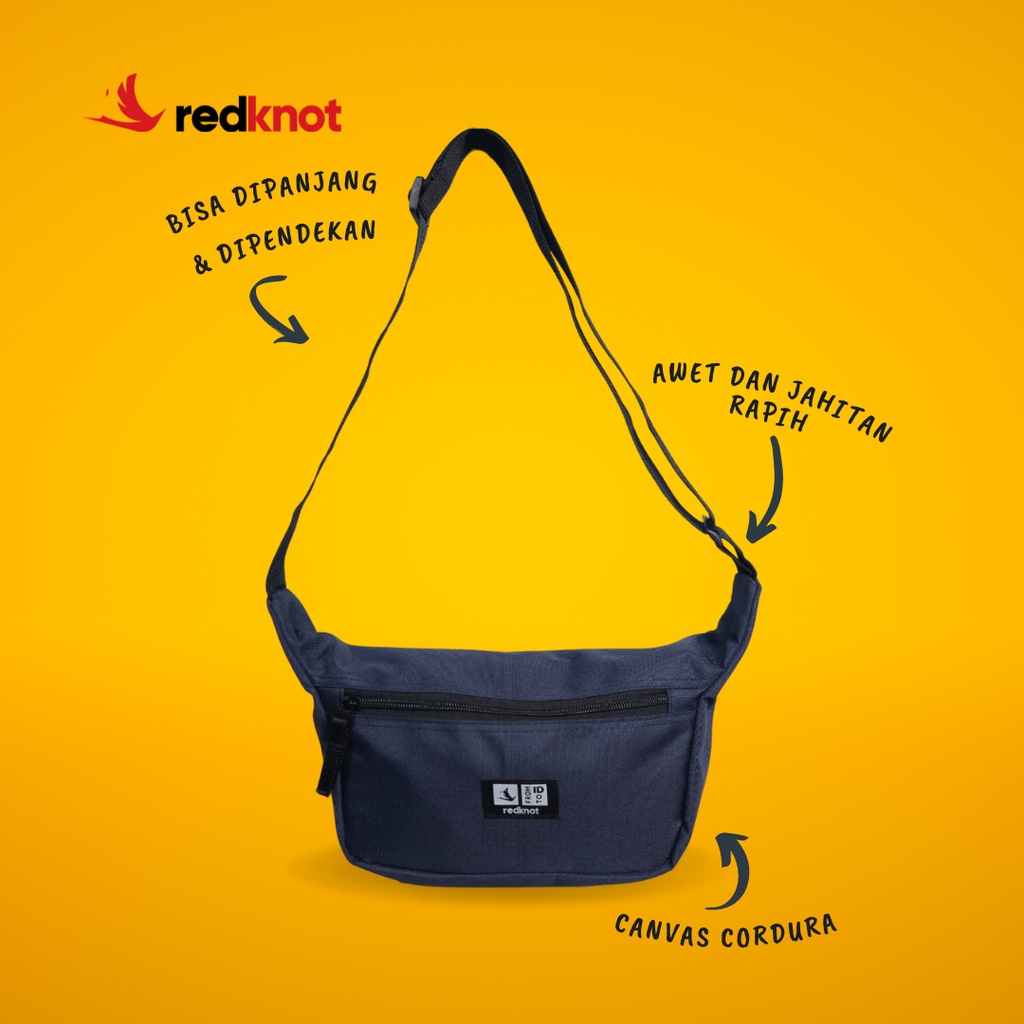 Jual Redknot Ghozalo Navy Tas Sling Bag Pria Tas Sling Bag Wanita