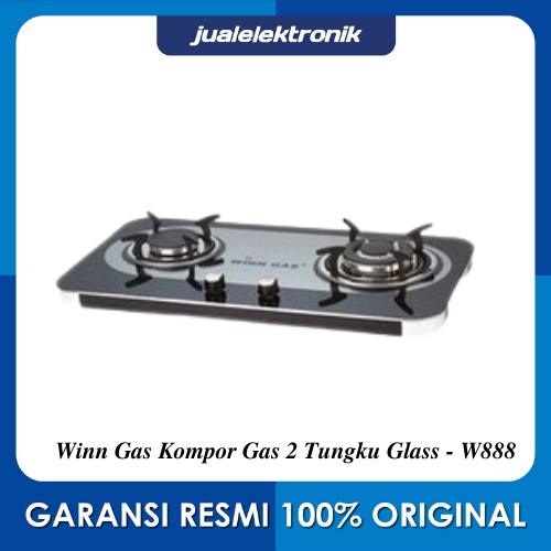 Jual Winn Gas Kompor Gas 2 Tungku Glass - W888 | Shopee Indonesia