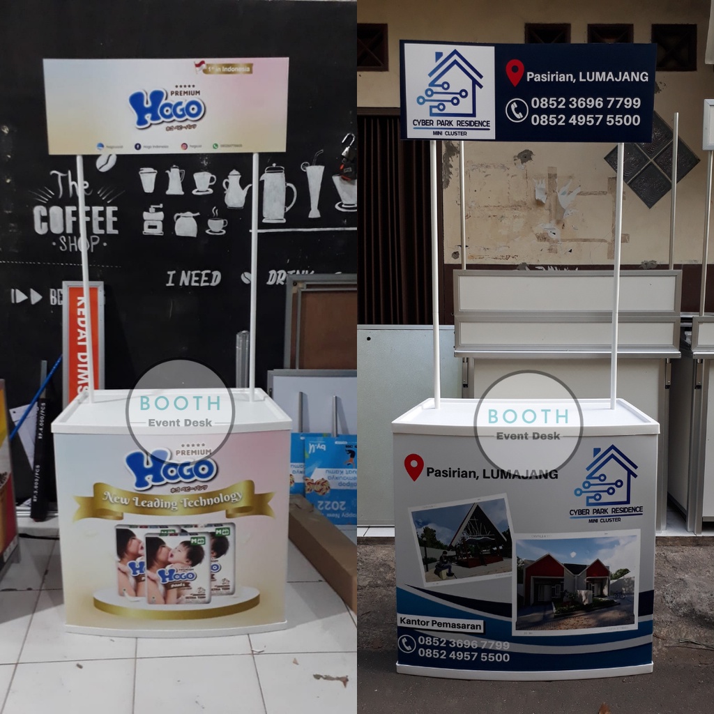 Jual Event Desk Pvc Meja Jualan Meja Promosi Booth Portable Shopee Indonesia 2577