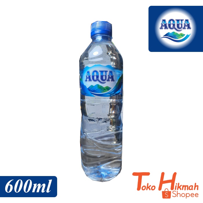 Jual Aqua Air Mineral Botol 600 Ml Shopee Indonesia 