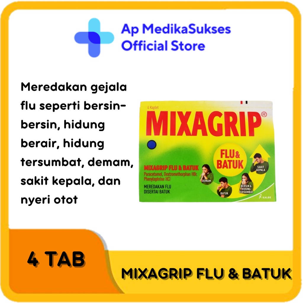 Jual Mixagrip Flu dan Batuk Tablet Shopee Indonesia