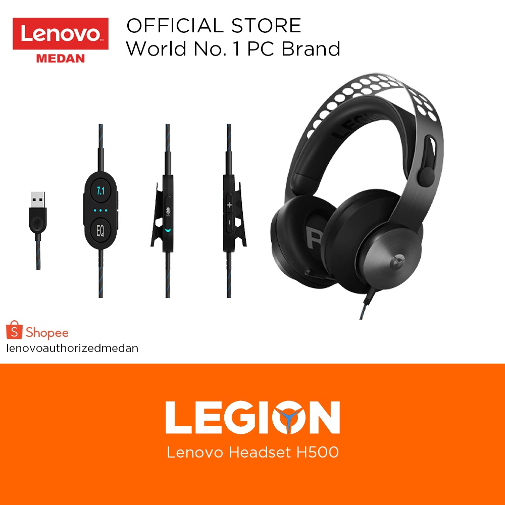 Jual Lenovo Legion H500 Pro 7.1 Surround Sound Gaming Headset & Mic ...