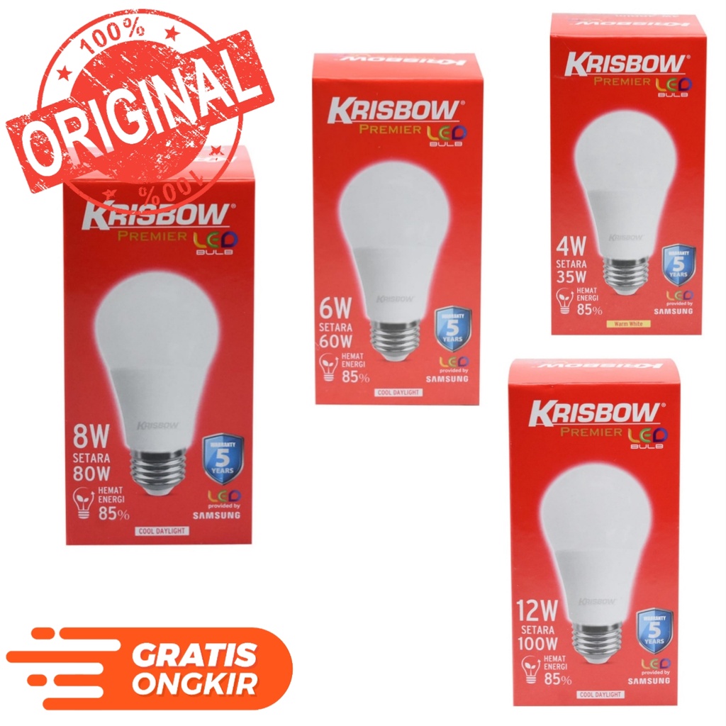 Jual Krisbow Bohlam Led Premier W Shopee Indonesia